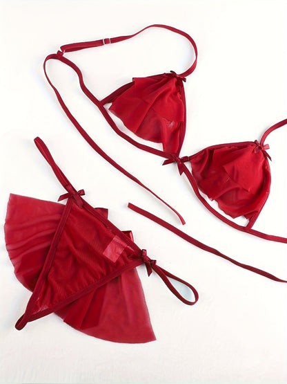 Lustful Bow Whisper Lingerie