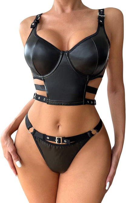 Power Play Buckled Seduction Set