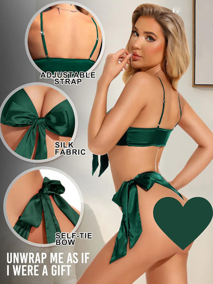 Sexy Bowknot Swimwear Set