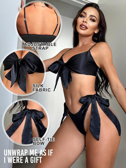 Sexy Bowknot Swimwear Set